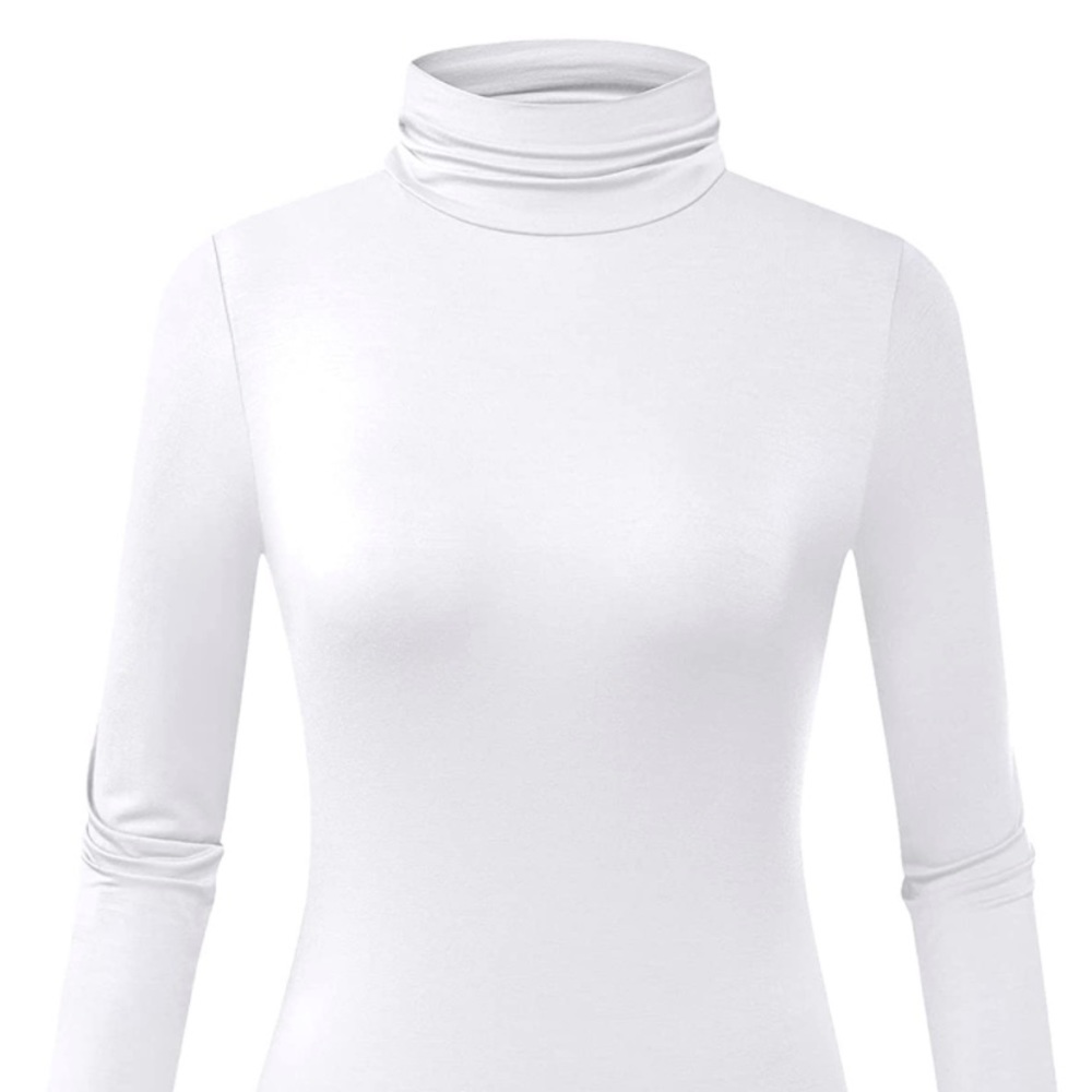 Herou Long sleeve White Turtleneck